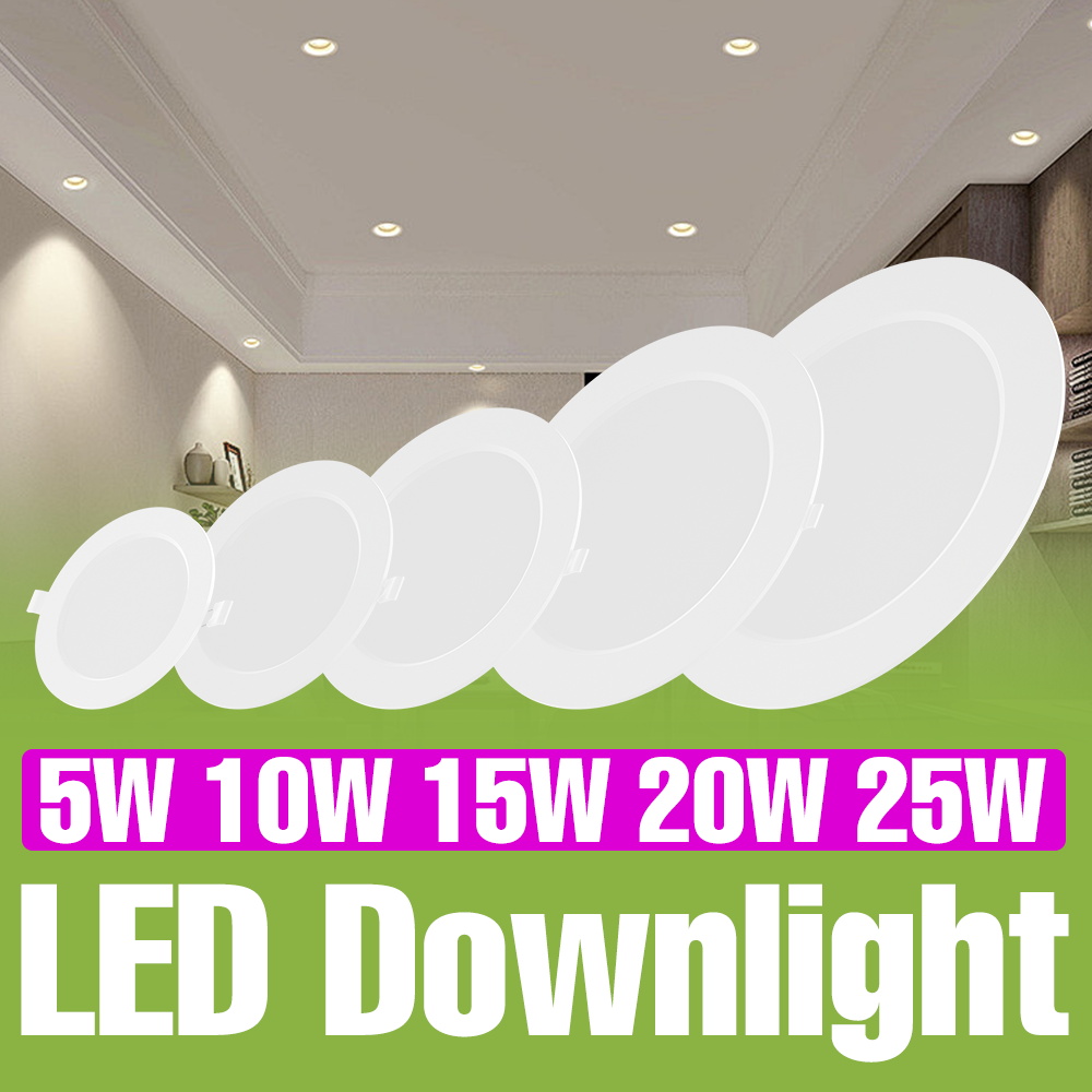 Kitchen Appliances In White - Lampu Langit-langit LED Downlight Bulat Tersembunyi
