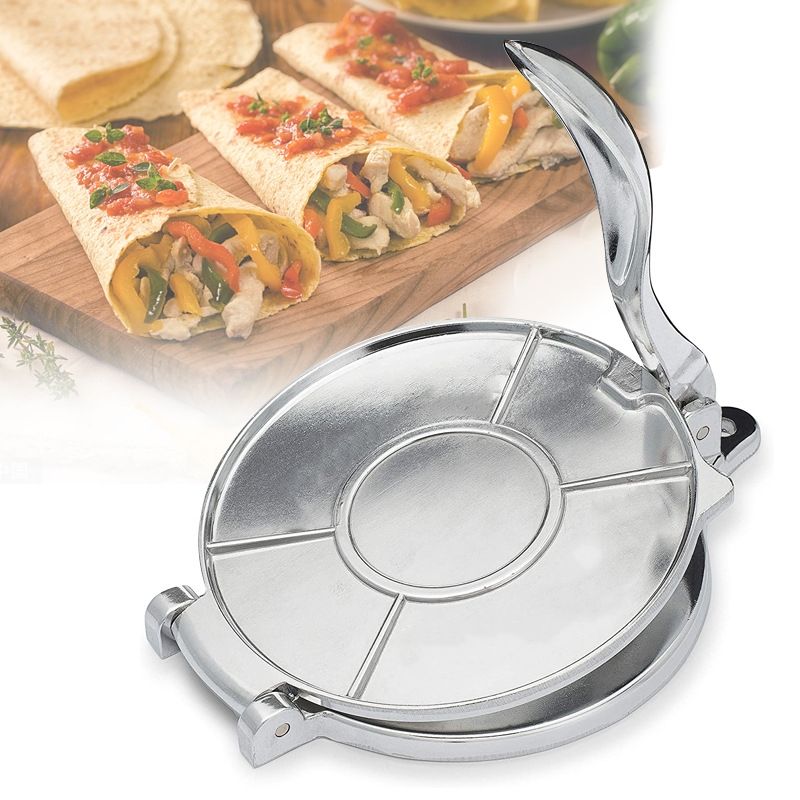 Tortilla Press Cast - Peralatan Masak Besi Cor Alat Penekan