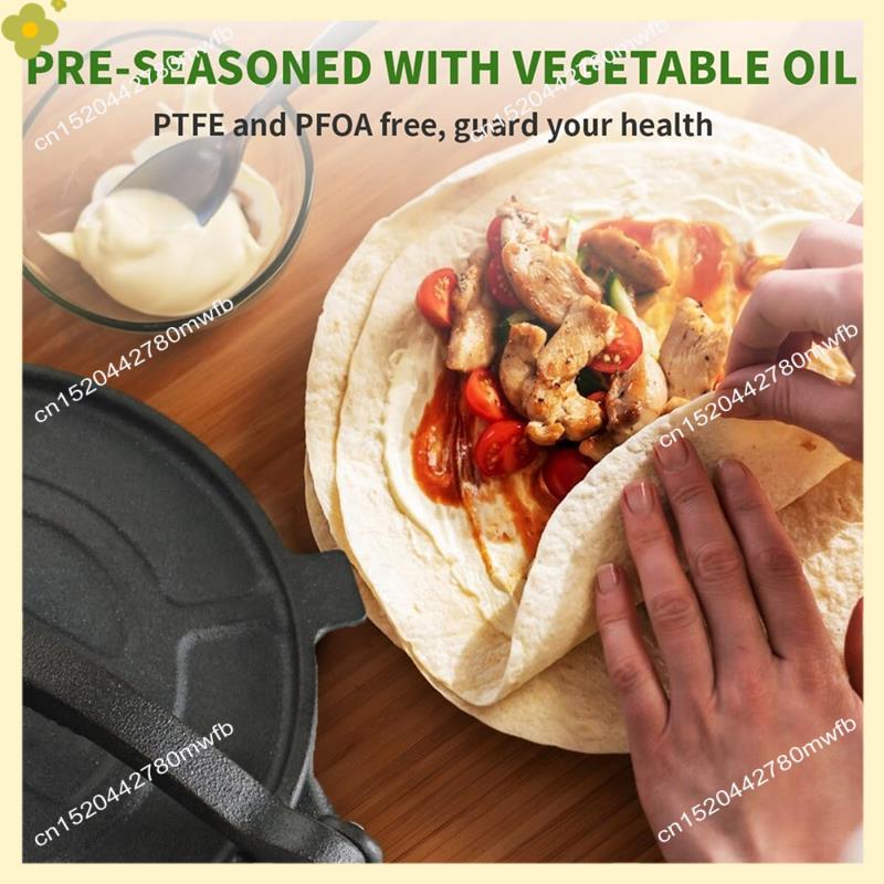 Tortilla Press Cast - LDHL Besi Cor Tortilla Tekan 8