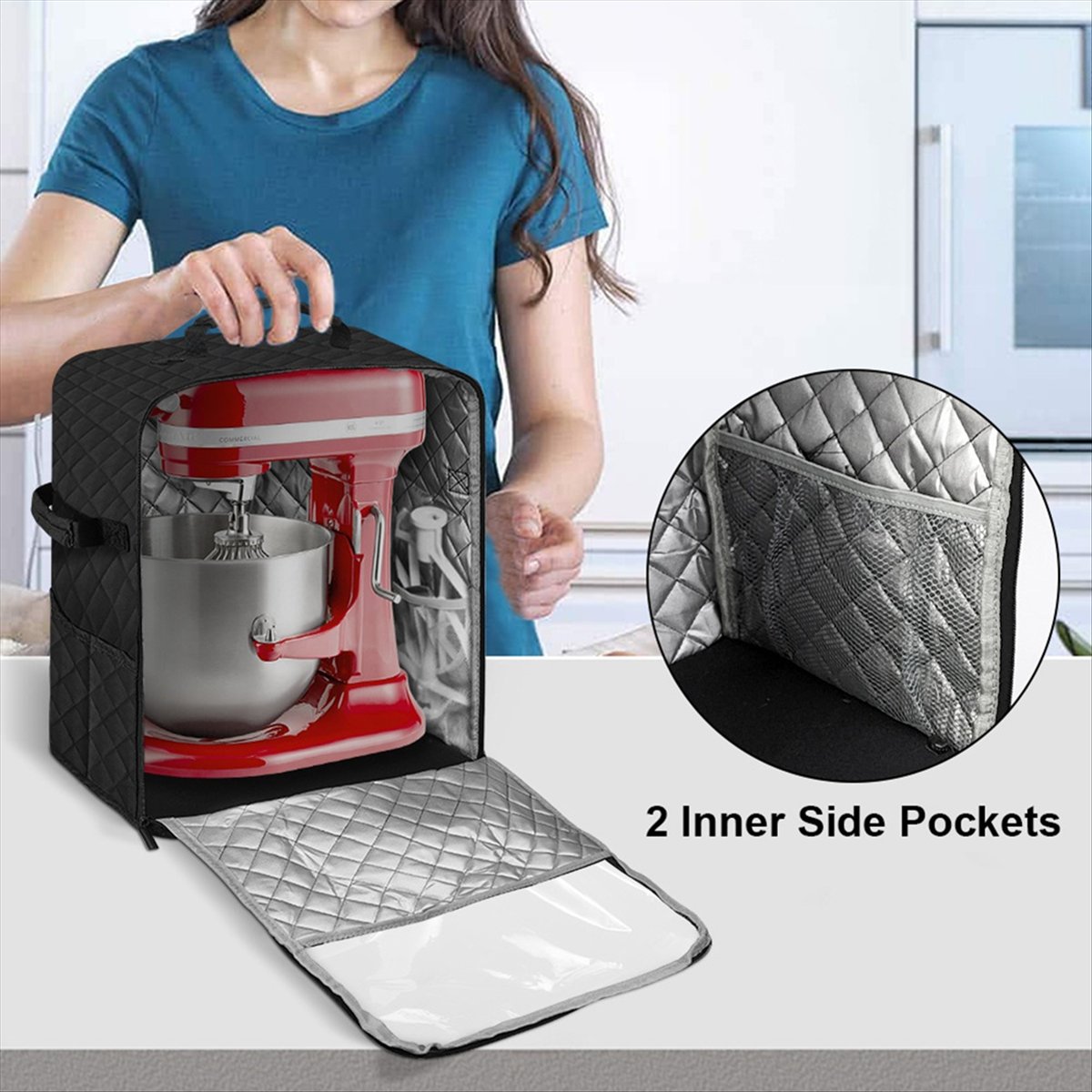 Kitchenaid Mixer Hand Mixer - 【Pilihan Populer】Penutup Mixer untuk Tas Penyimpanan