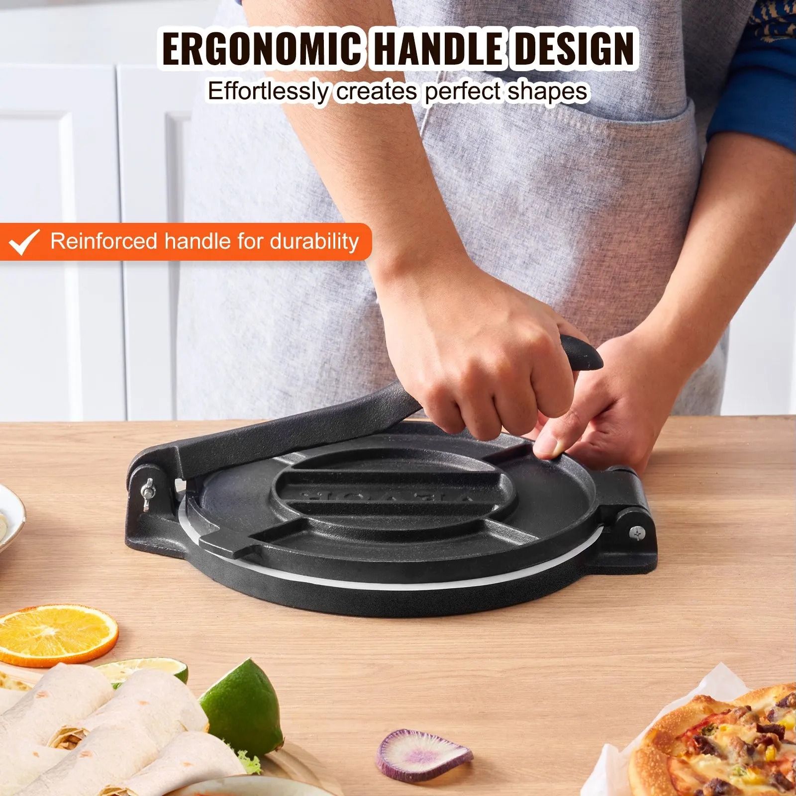 Penekan Tortilla 8 inci dan be - Tortilla Press Cast ulasan dan harga