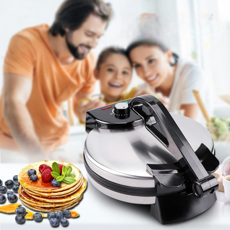 Pembuat Tortilla Listrik 1800W - Tortilla Press Cast ulasan dan harga
