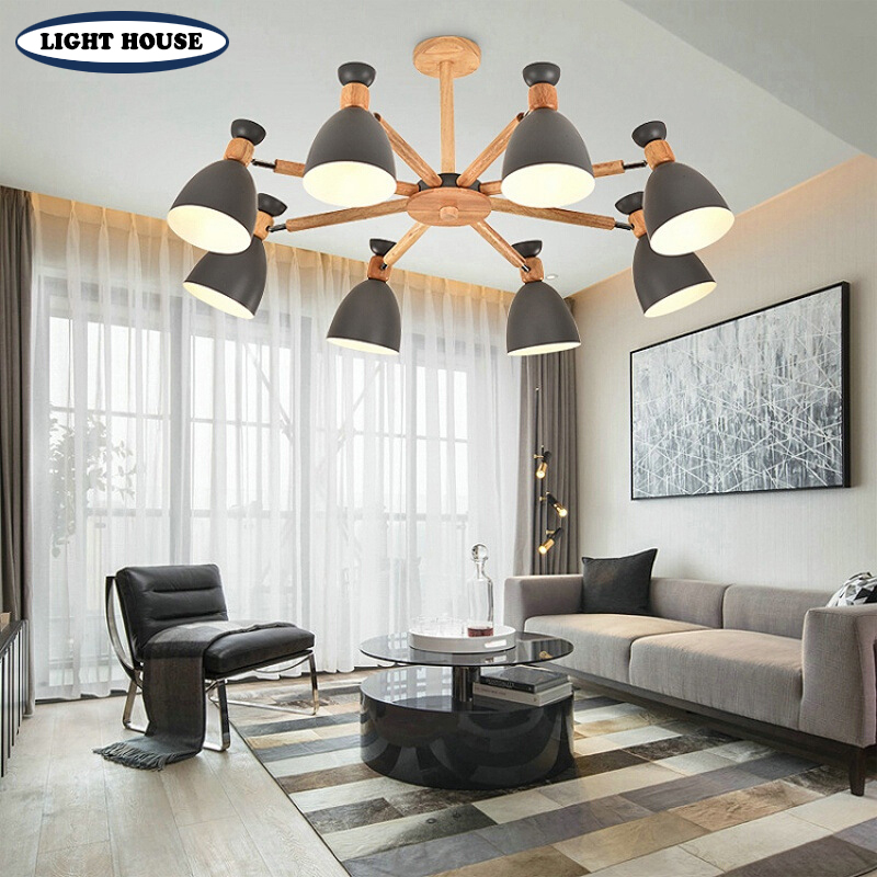 Lampu Gantung Kayu Solid Moder - Kitchen Appliances In White ulasan dan harga