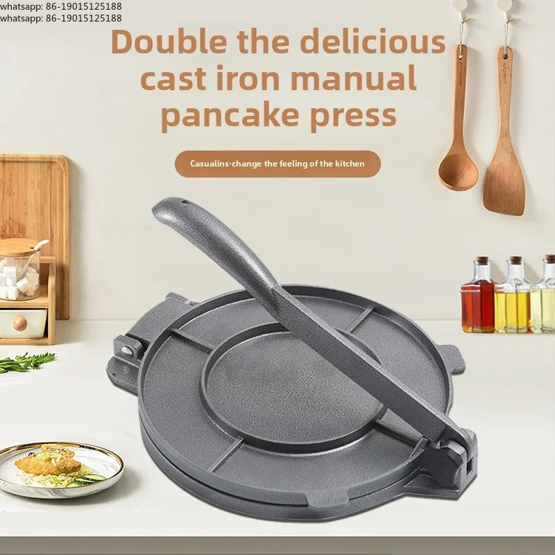Alat tekan tortilla tepung jag - Tortilla Press Cast ulasan dan harga