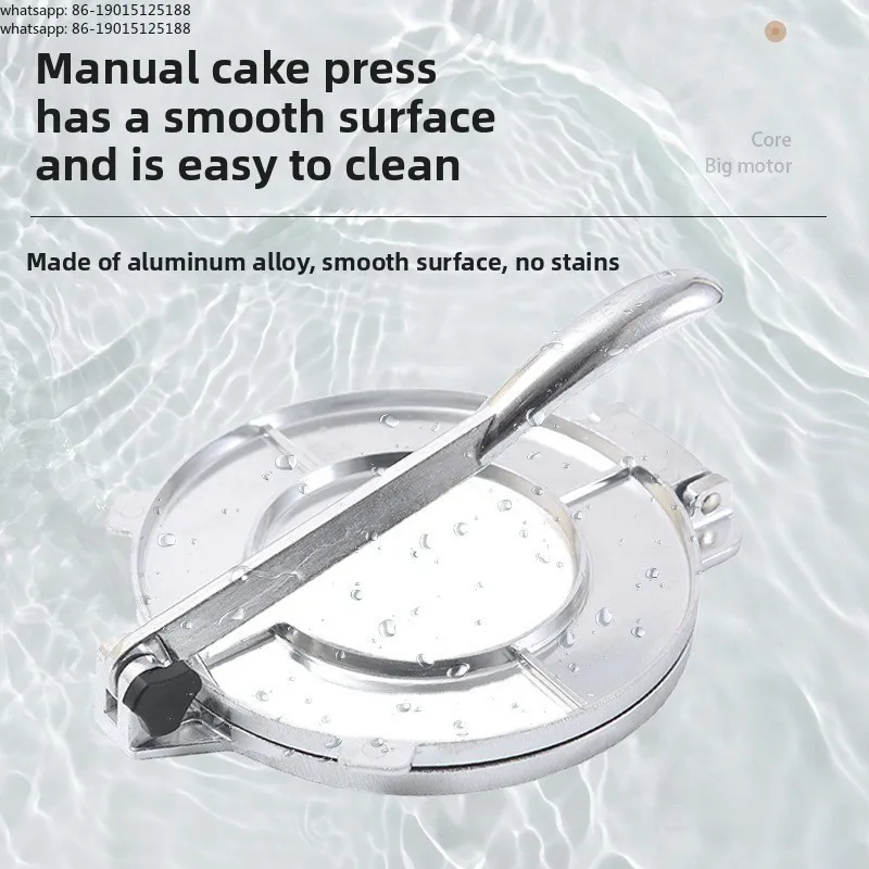 Alat tekan tortilla tepung jag - Tortilla Press Cast ulasan dan harga