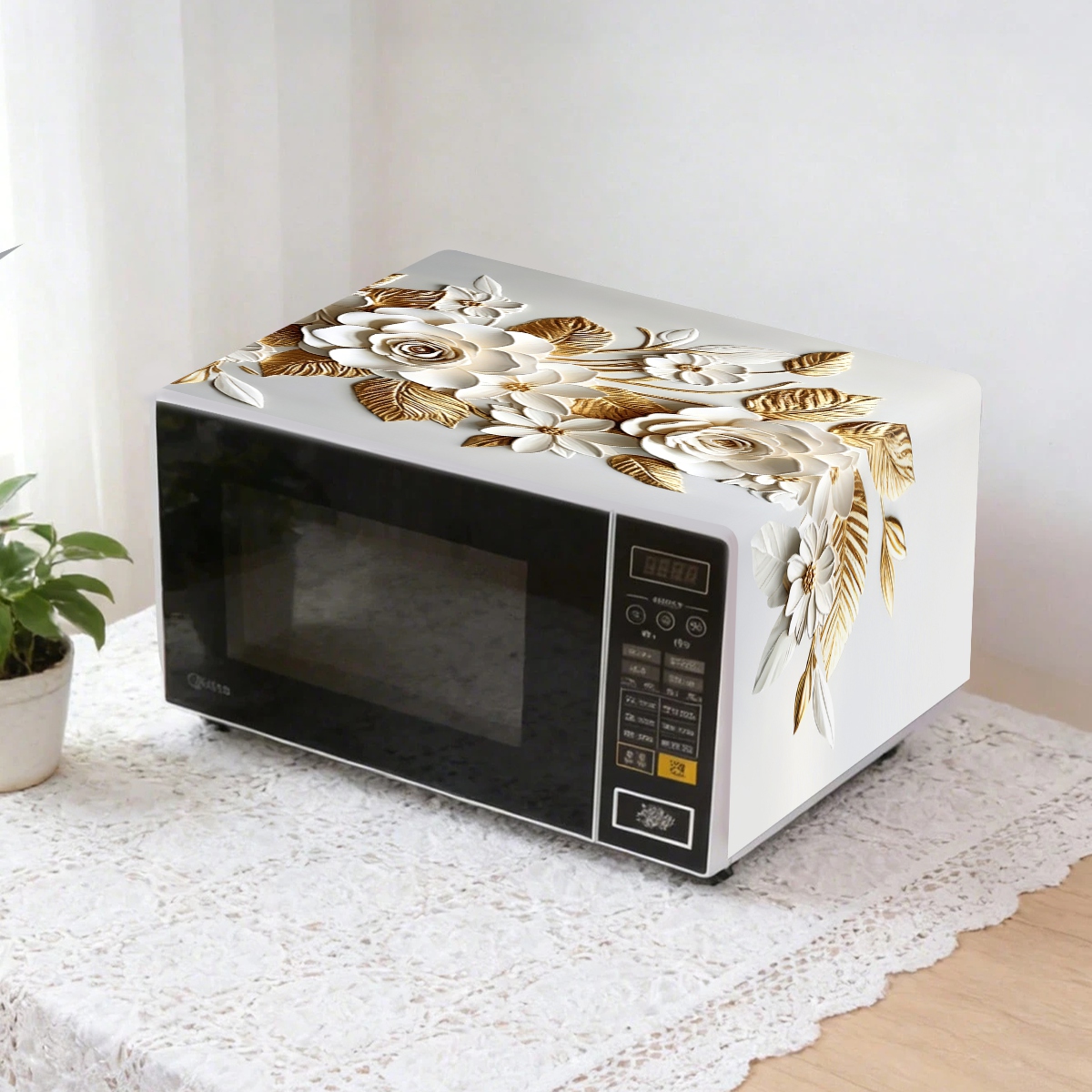 Penutup Oven Microwave Putih E - Kitchen Appliances In White ulasan dan harga