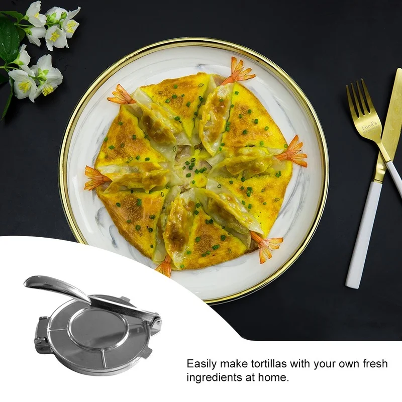 Alat Pembuat Tortilla 8 Inci,  - Tortilla Press Cast ulasan dan harga