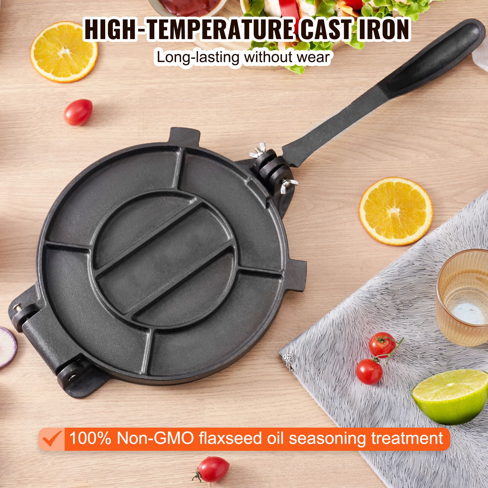 Alat Press Tortilla, Pembuat T - Tortilla Press Cast ulasan dan harga