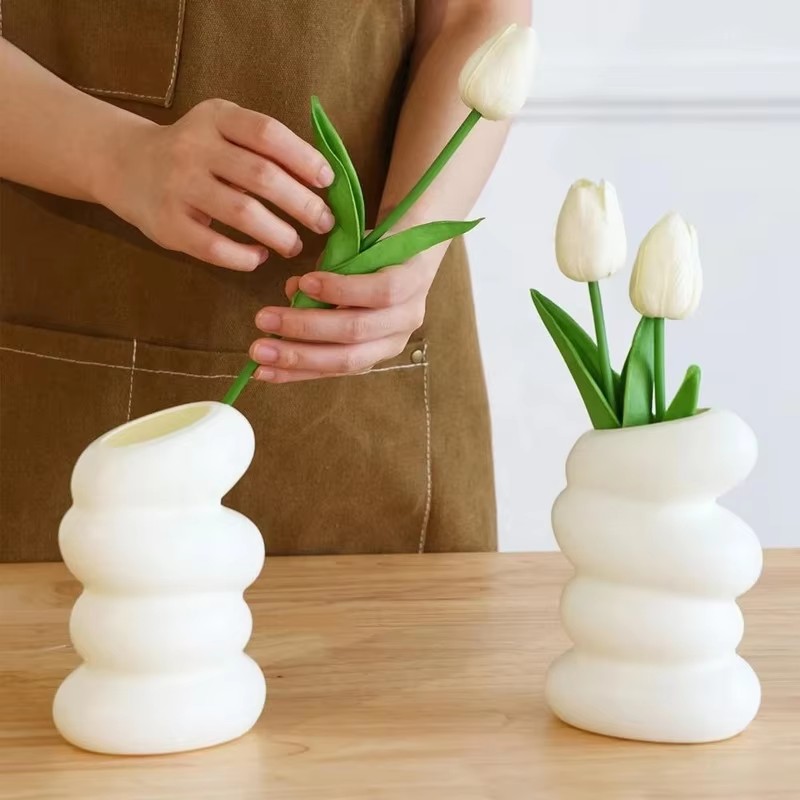 Vas plastik Spiral putih, orna - Kitchen Appliances In White ulasan dan harga