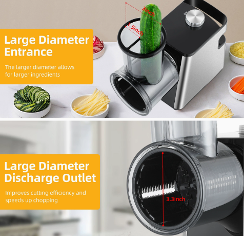 Pemotong sayuran elektrik mult - Kitchen Appliances Made In Usa ulasan dan harga