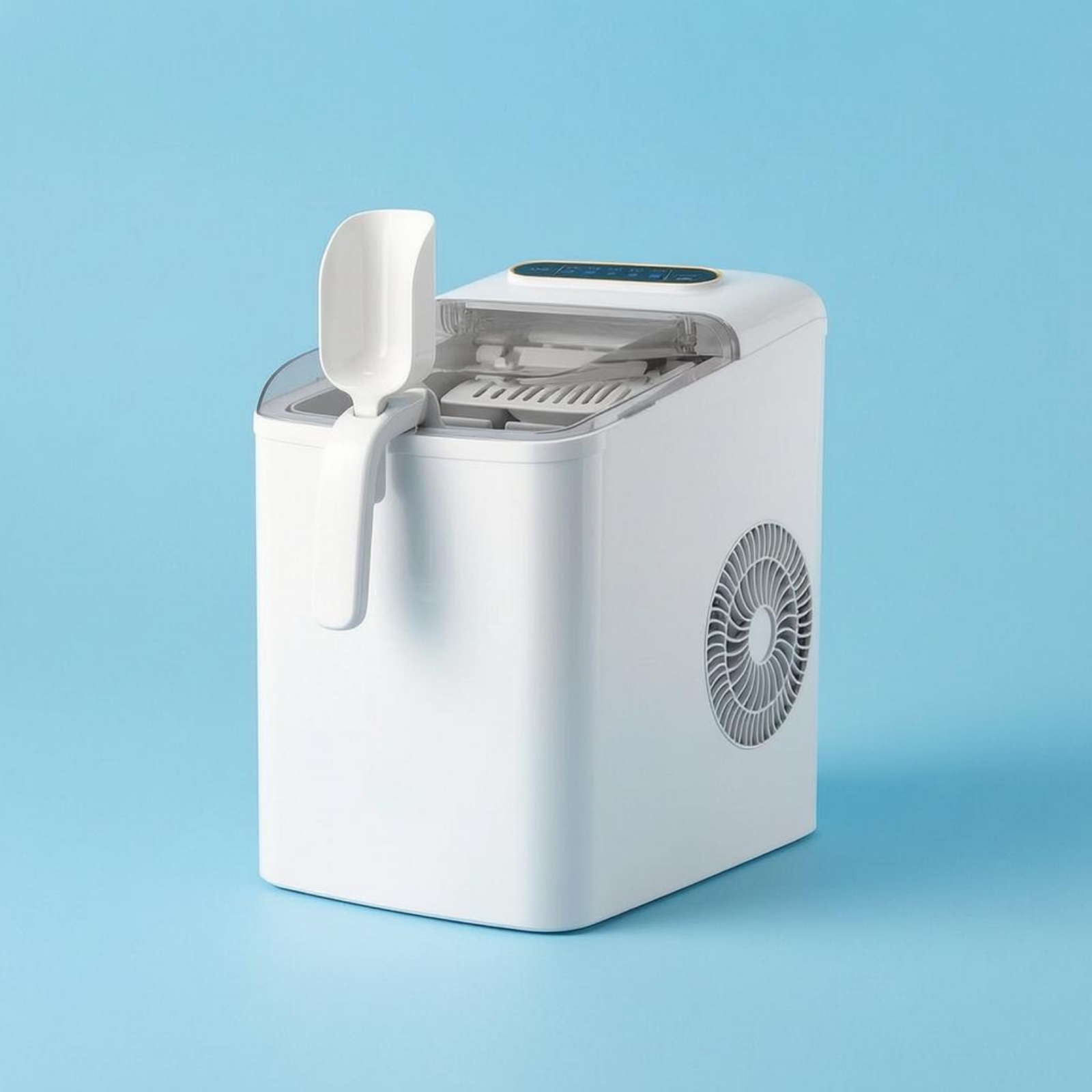 Mesin Pembuat Es Otomatis Komp - Kitchen Appliances In White ulasan dan harga